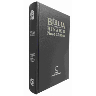 Bíblia RA 063M NC Popular capa dura azul com borda branca
