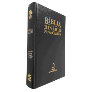 Bíblia RA 063M NC Popular capa dura preta com borda branca