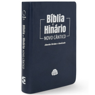 Bíblia e Hinário RA 045 LM - capa macia azul