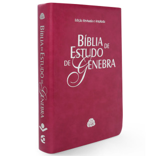 Bíblia de Estudo de Genebra - capa macia pink