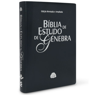Bíblia de Estudo de Genebra - capa luxo azul