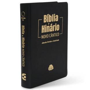 Bíblia e Hinário RA 045 LM - capa macia preta