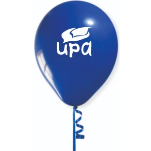 Balão azul UPA - pacote com 10 unidades (sem haste)